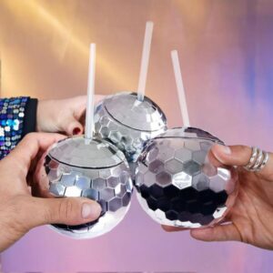Poháre disco gule (3 kusy) – tip na darček