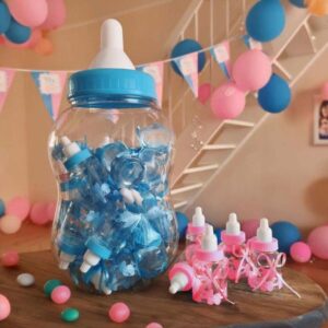 Sada mini dojčenských fľašiek na Baby Shower – tip na darček
