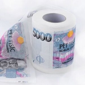Toaletný papier 5000 kč – tip na darček