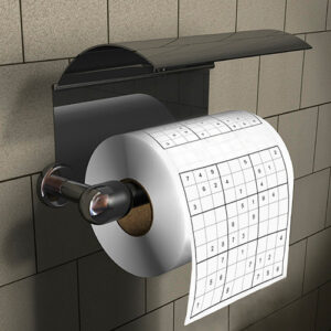 Toaletný papier SUDOKU – tip na darček