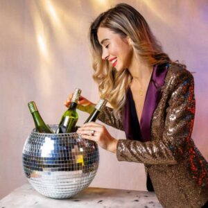 Vedro na ľad disco guľa – tip na darček