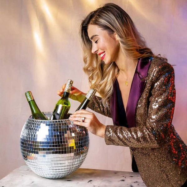 Vedro na ľad disco guľa – tip na darček