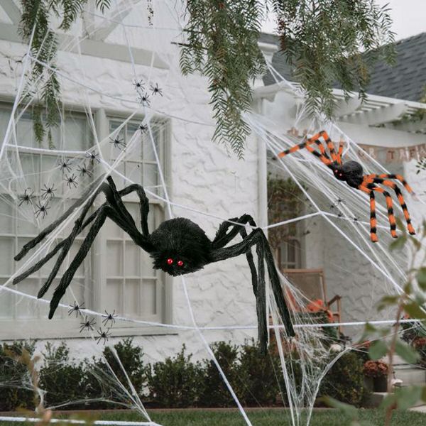 XXL Halloweenska dekorácia pavúky a pavučiny – tip na darček